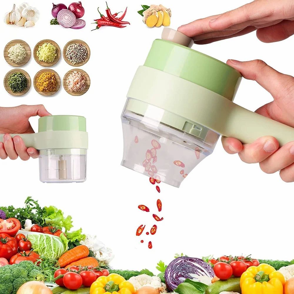 Handheld Electric Vegetable Cutter Set