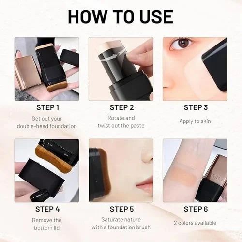 2 In 1 Makeup Foundation Stick 2 In 1 Anti Wrinkle Foundation Stick Korea Makeup Foundation
