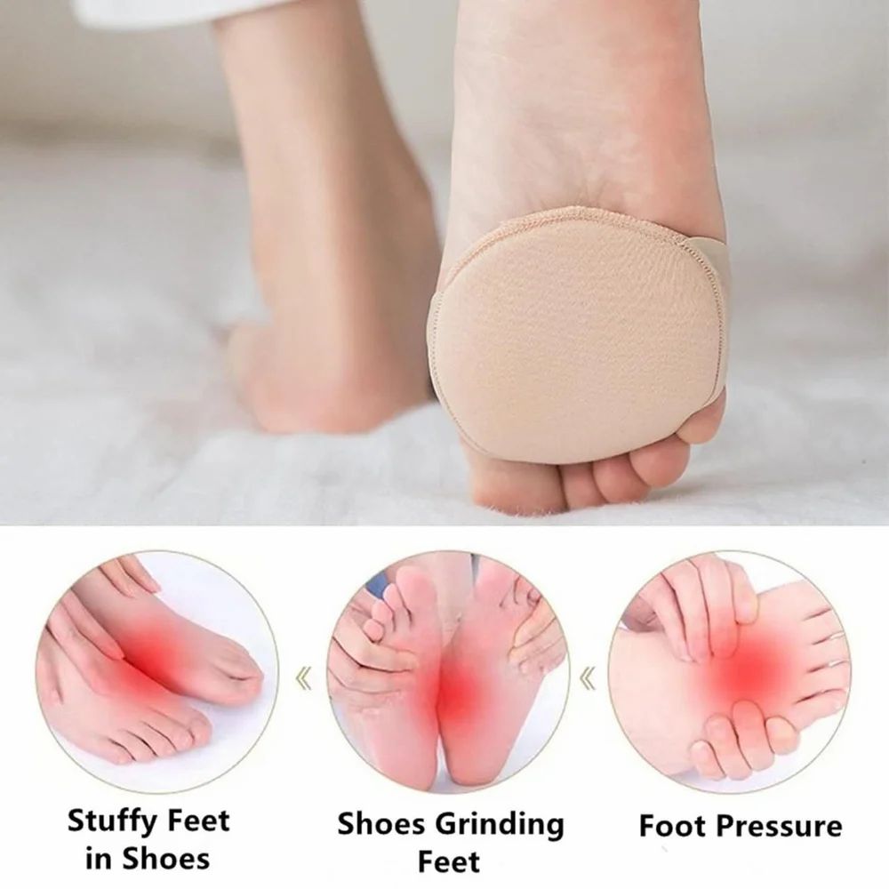 Honeycomb Fabric Forefoot Pads High Heel Cushion Invisible Socks Pads Finger Socks Foot Pads