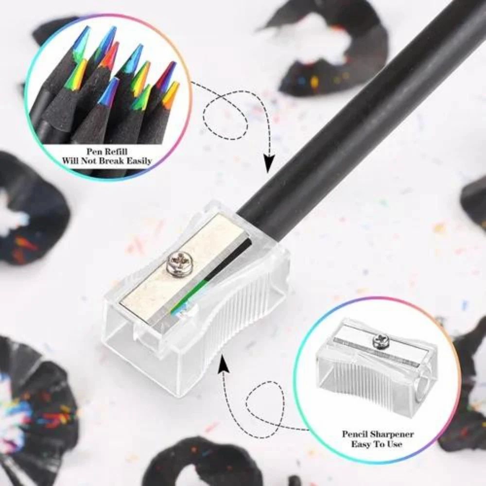 12 Pieces Rainbow Colored Pencil