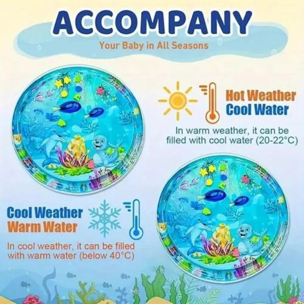 Round Baby Water Play Mat